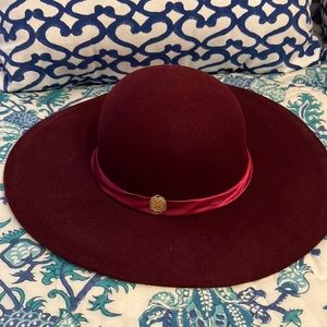 Burgundy/Deep Raspberry Vince Camuto Hat